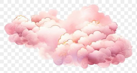 Cloud Watercolor, Art White Background, Chinese Watercolor, Watercolor Clouds, Prayer Service, Pink Cloud, Pink Clouds, Pink And Gold, White Background