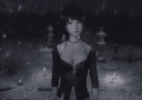 Clea Duvall, Fatal Frame, Gif, Frame, White, Black