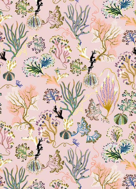 Sarah-Gordon-piece-printed-cotton-fabric-2 - a-n The Artists Information Company Sarah Gordon, Nautical Prints, Animal Illustration Art, Macbook Wallpaper, Graphic Wallpaper, Print Inspiration, Art Licensing, Pretty Prints, Pretty Patterns