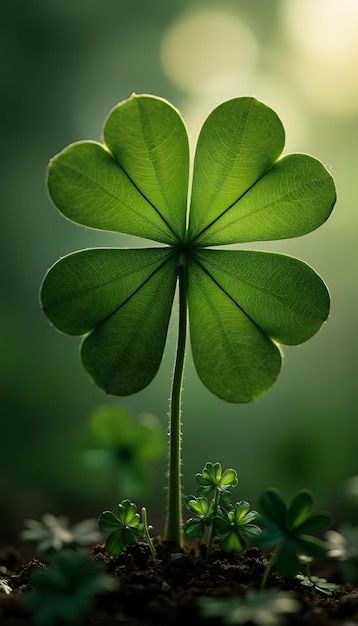 Lucky Clover Wallpaper, 4 Clover Leaf, Shamrock Wallpaper, Four Leaf Clover Art, Rj Tattoo, Irish Images, St Patricks Day Wallpaper, Marker Ideas, Nature Photography Quotes