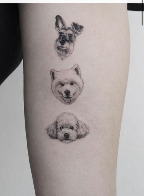 Small Dog Face Tattoo, Paw Tattoos For Women, Dog Paw Tattoos For Women, Dog Face Tattoo, Dog Paw Tattoos, Paw Tattoos, Poodle Tattoo, Tatoo Dog, Dog Portrait Tattoo