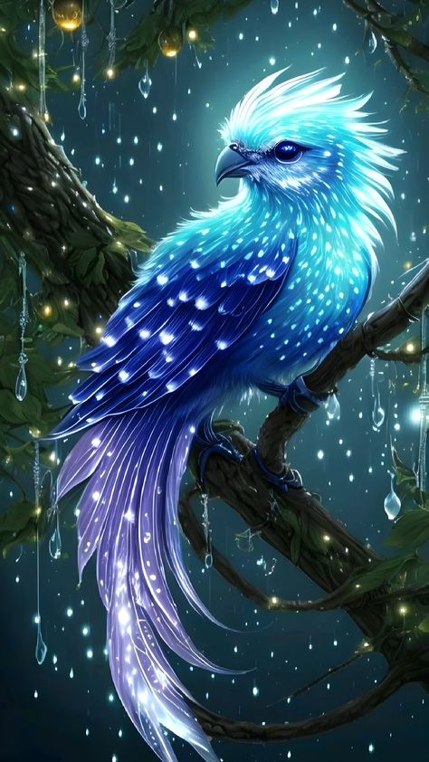 Bird Animation, Ocean Creatures Art, Wildlife Wallpaper, Birds Photography Nature, Mythical Birds, Mystical Animals, Wild Animals Pictures, Creature Artwork, Cute Fantasy Creatures