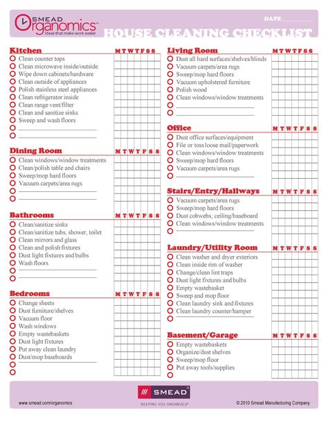 40 Printable House Cleaning Checklist Templates ᐅ TemplateLab Cleaning Service Checklist, Cleaning Template, Easy House Cleaning, Cleaning Schedule Templates, Cleaning Checklist Template, House Checklist, Cleaning Checklist Printable, Deep Cleaning Checklist, Deep Cleaning House