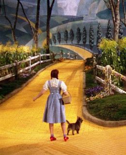 With Every Sun Comes A New Day : Follow The Yellow Brick Road Wizard Of Oz Pictures, Morgana Le Fay, Yellow Road, Color In Film, Wizard Of Oz Movie, Dorothy Wizard Of Oz, Goodbye Yellow Brick Road, Wizard Of Oz 1939, The Yellow Brick Road