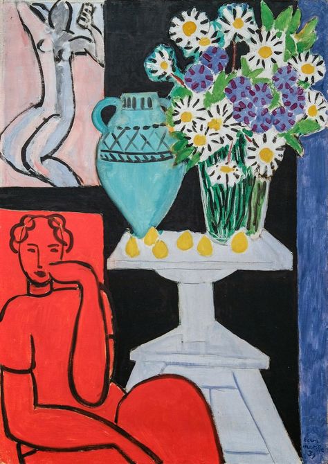 Modern Art Artists, Matisse Paintings, Red Chair, Cleveland Museum Of Art, Gallery Wall Decor, Matisse Art, Red Gifts, Oil Painting Reproductions, Red Style