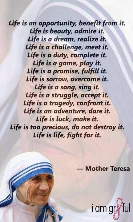 Blessed Mother Teresa Mother Theresa Quotes, Citation Force, Mother Teresa Quotes, Saint Quotes, Catholic Quotes, Smart Life, Mother Teresa, Blessed Mother, Religious Quotes