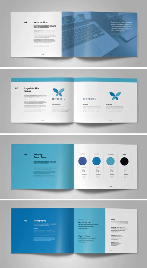 Brandbook Template InDesign. 28 unique pages. A4 and Letter size Branding Book Design, Brand Book Design Inspiration, Brand Book Layout, Brandbook Design, Corporate Design Manual, Indesign Inspiration, Brand Book Design, Brand Guidelines Book, Branding Book