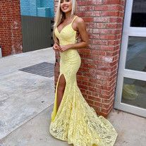 Prom Dress 2023, Yellow Prom Dresses, Yellow Prom Dress, Yellow Mermaid, Glitter Prom Dress, Lace Long Prom Dress, Simple Homecoming Dresses, Yellow Prom, Sweet 15 Dresses