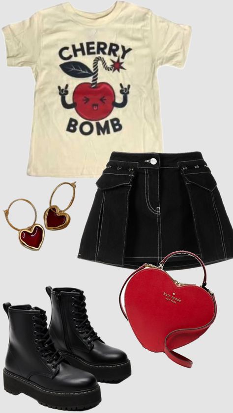 #outfitinspo #cherrygirl #cherrycola #cherry Cherry Cola, Cherry Bomb, Kate Spade New York, Kate Spade, Cherry, Outfit Inspo