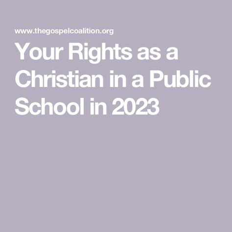 Your Rights as a Christian in a Public School in 2023 Fca Ideas, Christian Ideas, Bible Passages, School Event, School Staff, Religious Images, Religious Symbols, School Events, Secondary School