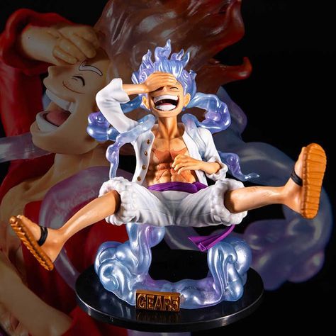 none God Luffy, Luffy Gear 5th, Luffy Nika, Action Figure One Piece, One Piece Figure, Luffy Gear 5, Gear 5, Sun God, Cool Themes