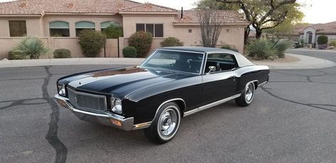 1971 Chevrolet Monte Carlo Hard Top | Hemmings Monte Carlo For Sale, Rear Speakers, Chevy Monte Carlo, Air Shocks, Classic Chevrolet, Chevrolet Monte Carlo, Gmc Trucks, Spare Tire, Black Interior