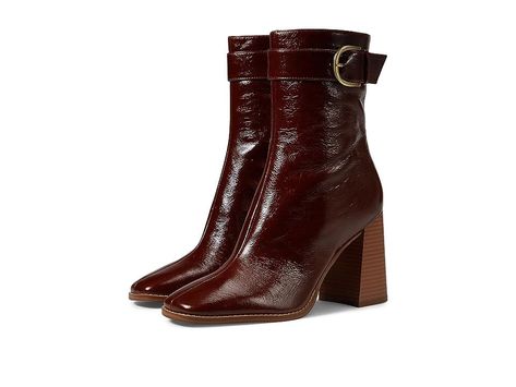 Nine West Taress Women's Brown Leather Boots (Size 6.5M) Womens Heeled Boots, Women’s Heeled Boots, Red Brown Boots, Brown Leather Boots Women's, Women’s Boots, Brown Boots Outfit Ankle, Brown Boots Heels, Mid Calf Brown Boots, Mid Calf High Boots