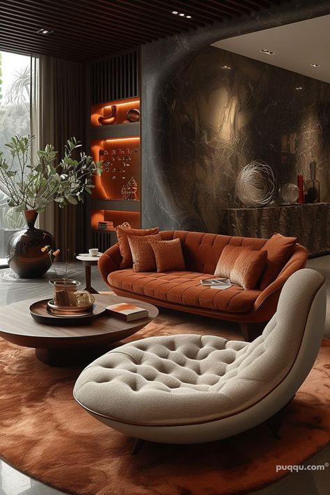 Trendsetting Sofa Designs For Living Room - Puqqu How To Style An Orange Couch, Orange Living Room Decor Ideas, Sofa Designs For Living Room, Red Sofa Living Room, Apartments Ideas, Classic Sofa Styles, Contemporary Sofa Design, Crib Ideas, Designs For Living Room