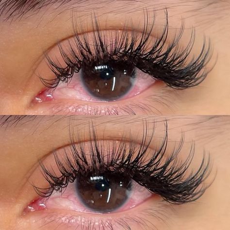 Light Wispy Lash Extensions, Light Wispy Eyelash Extensions, Wispy Eyelash Extensions, Wispy Lash Extensions, Wispy Set, New Kitten, Instagram Light, Wispy Lashes, Lash Artist