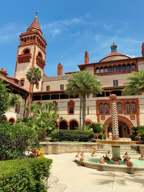 Flagler College Aesthetic, Flagler College, Story Backgrounds, College Aesthetic, College Stuff, Dream College, Dream Vacation, St Augustine, Dream Board