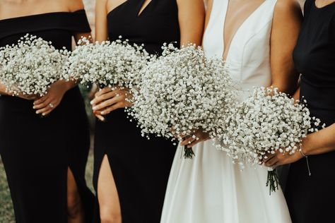 Simple Bridal Flowers, Bridesmaid Bouquet Babysbreath, Nosegay Bridal Bouquet, Babysbreath Bride Bouquet, Babysbreath Bridesmaids Bouquets, Wedding Flower Hanging, Babies Breath Bouquet Bridesmaids, Bridesmaid Gypsophila Bouquet, Baby Breaths Bouquet