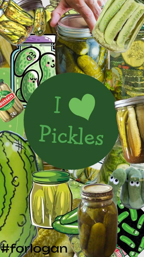 #forlogan Pickle Picture, I Love Pickles, Healthy Lunch Snacks, Best Fast Food, Junk Food Snacks, Food Wallpaper, Yummy Comfort Food, Very Funny Pictures, Lunch Snacks