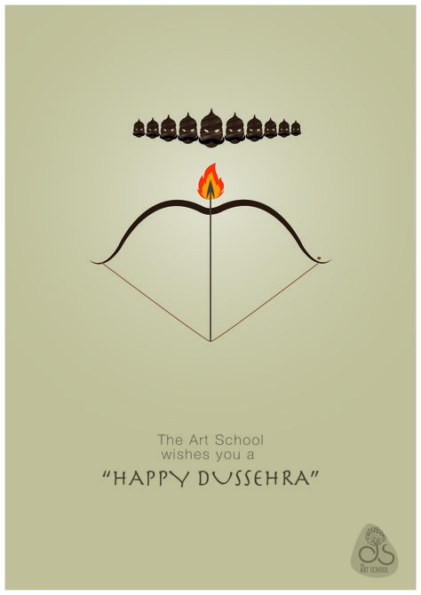 The Art School Dussehra Poster Happy Dasara Poster, Dashera Festival Poster, Happy Dashera Poster, Dussehra Poster, Dushera Wishes, Happy Dasara, Happy Dussehra Wallpapers, Dussehra Wallpapers, Dussehra Wishes