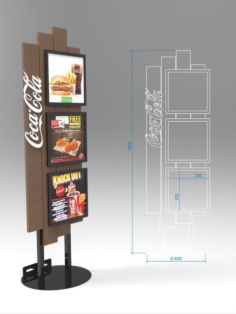 Food Stand Design, Restaurant Design Rustic, Display Shelf Design, Menu Display, Custom Menu, Coffee Shop Interior Design, Classic Furniture Design, Cafe Shop Design, Kiosk Design