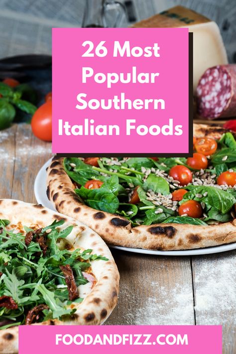 26 Most Popular Southern Italian Foods Southern Italian Food, Coastal Italian Food, Southern Italian Recipes, Sicilian Pasta, Spaghetti Alla Puttanesca, Lasagna Bolognese, Neapolitan Pizza, Italian Comfort Food, Italian Foods