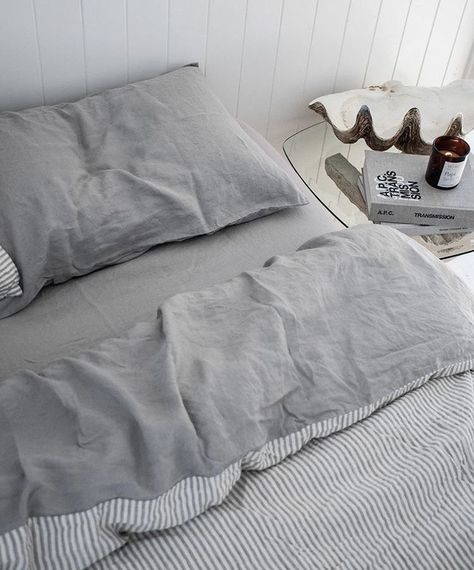 Grey Vibes, Light Grey Bedding, Aesthetic Grey, Grey Aesthetic, Glass Candles, Home Decor Aesthetic, Colourful Life, Queen Sheets, Bedroom Door