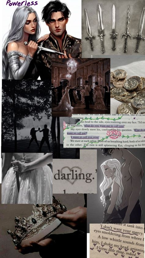 Collage with the aesthetics of Powerless 🗡️ Powerless Lauren Roberts, Lauren Roberts, The Aesthetics, Funny Horror, Favorite Book Quotes, Couple Wallpaper, Book Tv, Book Memes, Aesthetic Collage