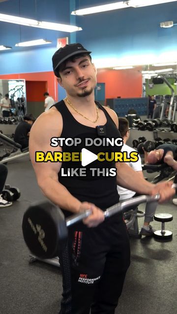 Danny Latman | The #1 Online Skinny Fat Coach on Instagram: "❌ Stop Doing Your Barbell Curls Like This…

You’re making 2 HUGE mistakes without realizing it and it’s keeping you puny.

Have no fear, coach Danny is here.

First off, you need to recognize that you have to engage a specific muscle and feel the tension in it to make it grow.

So when you’re curling and your arm is going straight down with no angle…

Gravity is taking the tension away from your biceps.

(You’re letting an invisible force keep you scrawny as fuck.) That’s embarrassing.

If you want to stop getting harassed by gravity, I want you to bring your elbows slightly forward in front of your hips.

Now you have an angle in which gravity is helping you keep that tension on your biceps.

The second mistake you keep making i Barbell Curls, Ufc, Bring It On, Feelings