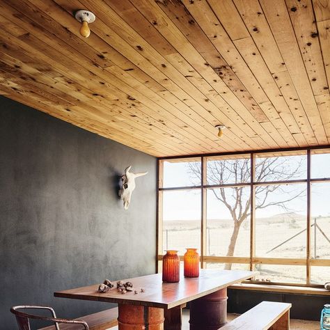 Marfa Interiors, Marfa Home, Porch With Bench, Coolest Homes, Dogtrot House, Liz Lambert, Bench Shelf, Marfa Texas, Camille Styles