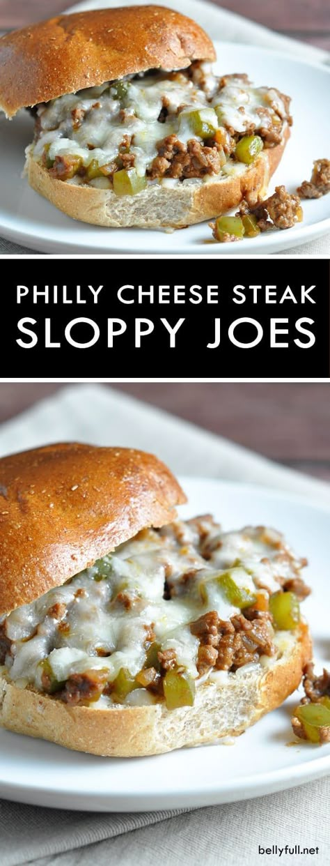 Cheese Steak Sloppy Joes, Philly Cheese, Cheese Steak, Sloppy Joe, Philly Cheese Steak, Sloppy Joes, Sandwiches Wraps, Beef Dishes, Quesadillas