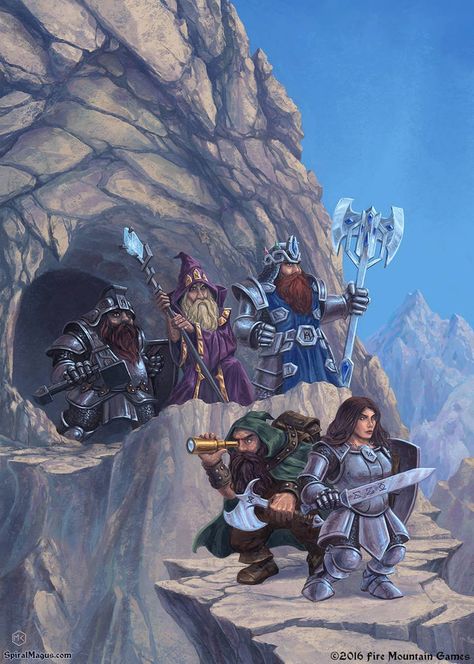 Classic Rpg, Fantasy Heroes, Concept Art World, The Underworld, Fantasy Pictures, Fantasy Races, Fantasy Images, Fire Mountain, High Fantasy