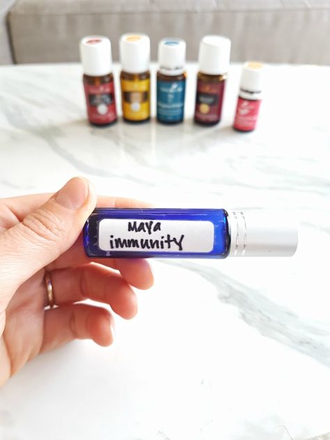 Immunity Roller Recipe for Adults and Kids Essential Oils Immune Support, Face Recipes, Essential Oils Recipes, Young Living Oils Recipes, Living Oils Recipes, Roller Blends, Essential Oil Roller Balls, Are Essential Oils Safe, Natural Recipes