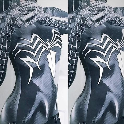 《Spiderman》 Black Spiderman Costume, Miles Morales Cosplay, Outfits Uniform, Spiderman Girl, Spider Venom, Symbiote Spiderman, Supergirl Cosplay, Women Bodysuit, Spiderman Suits