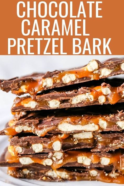 Chocolate Caramel Pretzel Bars Bark Recipe, Salted Pretzel Bark, Salted Caramel Pretzel Bark Recipe, Sweet And Salty Bark, Salted Chocolate Caramel Pretzel Bars, Pretzels With Caramel And Chocolate, Sweet And Salty Chocolate Bark, Pretzel Carmel Bark, Pretzel Snacks Chocolate