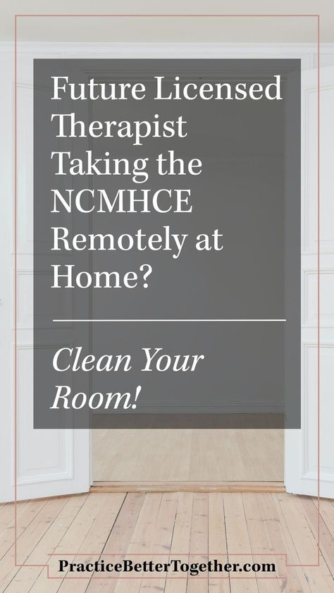 If you are newly graduated from your Masters program and are looking ahead at licensure, you likely are mentally preparing for the The National Clinical Mental Health Counseling Examination (NCMHCE). Masters Program, Clean Your Room, Mental Health Counselor, Licensed Therapist, Mental Health Counseling, Better Together, Counseling, At Home, Health