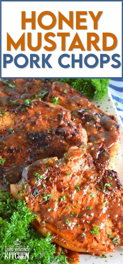 Honey Mustard Marinade, Honey Pork Chops, Honey Mustard Pork Chops, Pan Fried Pork Chops, Parmesan Pork Chops, Mustard Pork Chops, Honey Pork, Pork Chop Recipes Baked, Fried Pork Chops