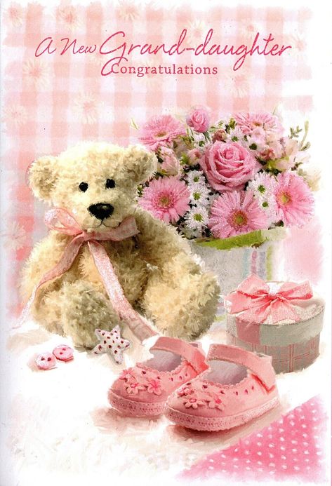 Details Lovely card to give to someone on the birth of their Granddaughter Pink gingham check with a teddy, baby shoes and flowers. Finished in flitter It measures 134 x 197mm and comes with a pink envelope. Postage Orders are posted the next working day (Monday to Friday), with some even being posted the same day. Your item will be posted by 2nd class to the address supplied at the checkout, and will be packed in a board backed envelope to protect it in transit. If you would like to upgrade to 8 Birthday, Baby Girl Card, Happy Birthday Wishes Cake, Birthday Wishes Cake, Pink Envelope, Grand Daughter, Happy Birthday Quotes For Friends, Birthday Cards For Boys, Congratulations Baby