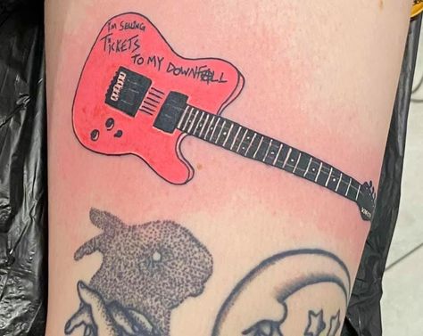 Rock Star Tattoo Ideas, Mgk Inspired Tattoos, Mgk Tattoos Ideas, Mgk Tattoos, Song Lyric Tattoos, Song Tattoos, Tattoo Apprenticeship, Tattoo Time, Creative Aesthetic