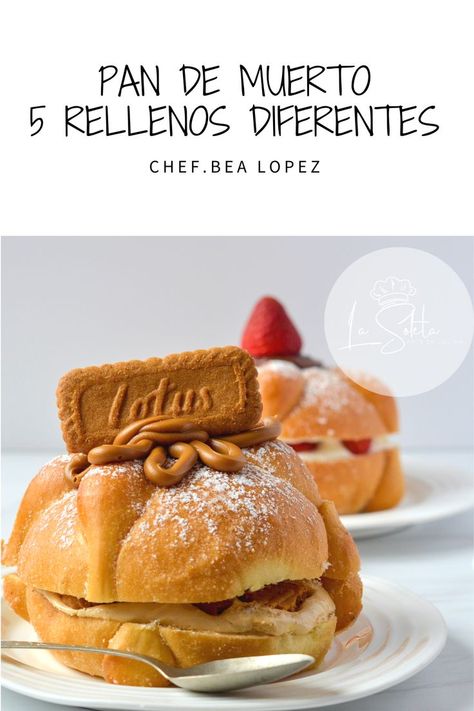 5 rellenos diferentes y delicioso que no te puedes perder Mexican Bread, Bakery Shop Design, Fall Menu, Bakery Shop, Dinner With Friends, Cafe Food, Hamburger Bun, Crepes, Yummy Treats