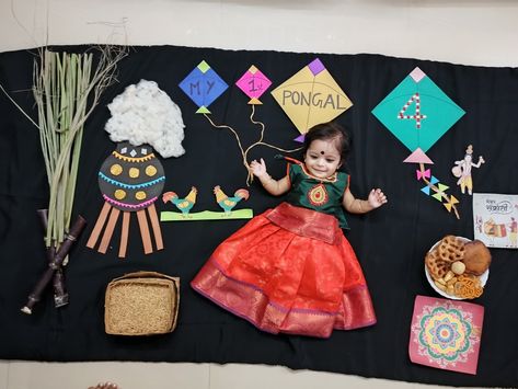 Sankranti Theme Baby Photoshoot, Sankranthi Theme Baby Photoshoot, 3rd Month Baby Photoshoot Ideas, 3rd Month Baby, Month Baby Photoshoot Ideas, Bull Images, Photoshoot Pregnancy, Baby Photoshoot Ideas, Month Ideas