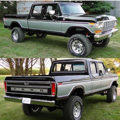 Cool 4 door ford good looking truck 4 Door Pickup Truck, Old Four Door Trucks, 4 Door Trucks, Ford Trucks For Sale, Ford Crew Cab, 79 Ford Truck, 1979 Ford Truck, Ford Accessories, Built Ford Tough