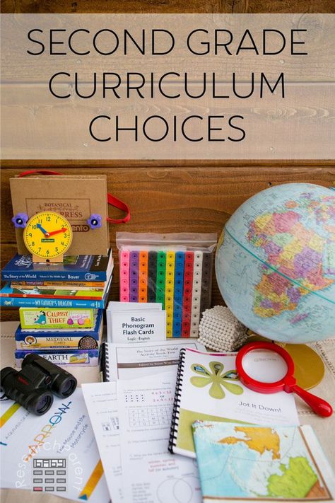 Our family's recommended second grade homeschool curriculum choices. Includes suggested resources for language arts, math, science and social science. via @researchparent Second Grade Homeschool, Second Grade Curriculum, Homeschooling 2nd Grade, Worksheet Kindergarten, Second Grade Science, Elementary Books, Free Homeschool Curriculum, Social Studies Curriculum, Homeschool Projects