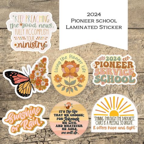 Pioneer Sticker 2024/sticker Set/ Laminated Sticker/bible Inspired Sticker/pioneer School/jw Gift - Etsy Pioneer School Gifts Jw, Pioneer School Gifts, Pioneer Life, International Gifts, Jw Pioneer Gifts, Jw Pioneer, Pioneer School, Pioneer Gifts, Waterproof Paper