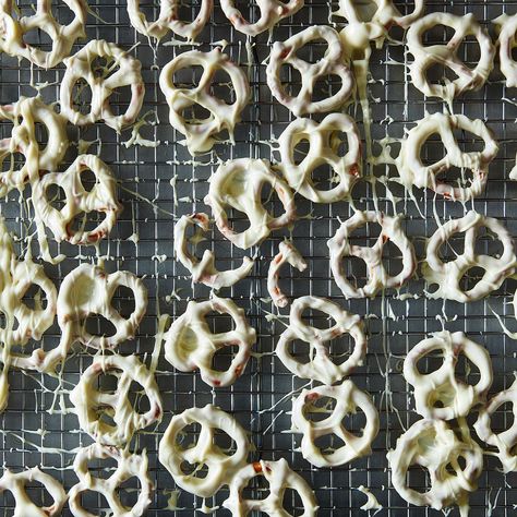 Yogurt White Chocolate recipe on Food52 White Chocolate Recipe, Health Dessert Recipes, Yogurt Pretzels, Yogurt Covered Raisins, Creamy Hot Chocolate, Diy Yogurt, Yogurt Covered Pretzels, Homemade Truffles, White Chocolate Recipes