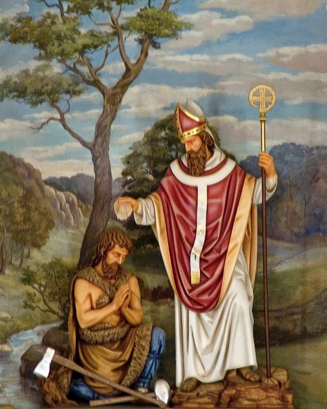 5 June – St Boniface – Martyr, Bishop, the “The Apostle of Germany” –  born Winfrid, Wynfrith, or Wynfryth – (c 673-680 at Crediton, Devonshire, England – martyred 5 June 754 at Dokkum, Freisland (modern Nederlands) – relics interred at Monastery at Fulda, Germany).  Bishop/Archbishop, Martyr, Missionary and Evangelist, Teacher, Writer, Preacher, Theologian, Founder of Schools, Convents, Monasteries and Churches – know Pope Of Rome, St Boniface, Germanic Tribes, Life Of Christ, Missionary Work, Holy Father, Christian Symbols, Anglo Saxon, Holy Ghost