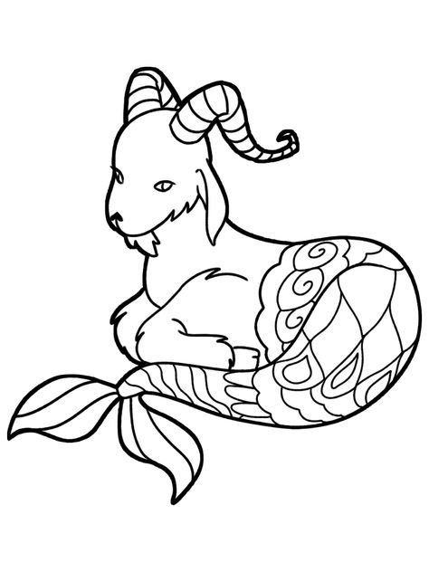 Print Coloring Pages - Free Printable Coloring Pages Print Coloring Pages, Like You Quotes, Capricorn Art, Capricorn Zodiac Sign, Capricorn Tattoo, Coloring Page Printable, Capricorn Zodiac, Zodiac Capricorn, Page Ideas