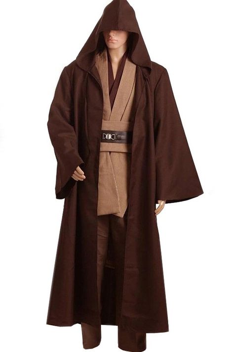 Jedi Tunic, Sith Costume, Disfraz Star Wars, Jedi Outfit, Star Wars Halloween Costumes, Jedi Robe, Jedi Cosplay, Jedi Costume, Star Wars Obi Wan