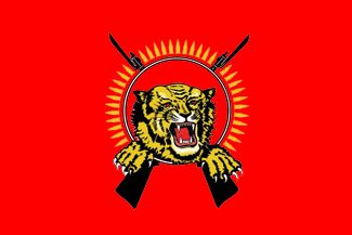 Tamil Eelam flag Prabhakaran Velupillai, Prabhakaran Velupillai Art, Captain Prabhakaran Images, Tamil Tigers, Tamil Eelam, Frame Gallery, Tiger Art, Photo Frame Gallery, Actors Images