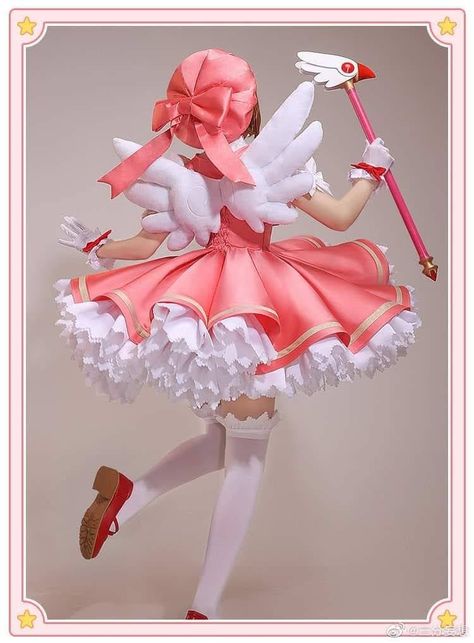 Cardcaptor Sakura Wand, Sakura Party, Combat Dress, Cardcaptor Sakura Cosplay, Sweet Combat, Cosplay Sakura, Carnival Halloween Party, Jfashion Kawaii, Magical Girl Outfit