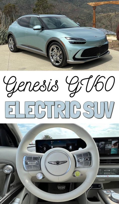 Luxury Electric Cars, Ev Car Electric Vehicle, Genesis Suv, 2030 Vision, Genesis Gv60, Crossover Vehicles, Best Suv Cars, Ev Suv, Dream Whip